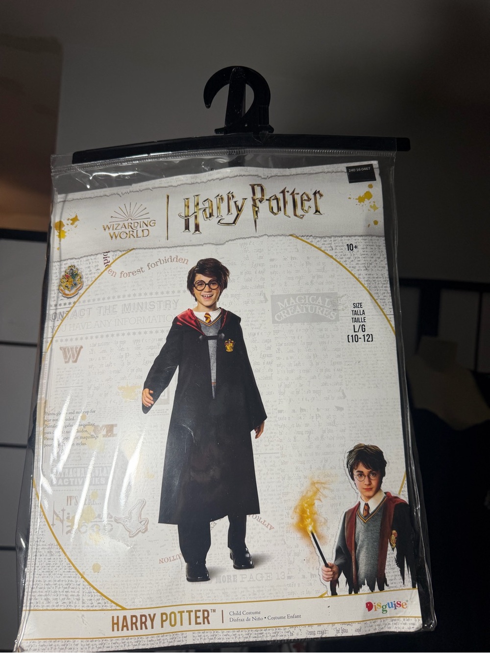 Harry Potter Kids Gryffindor Robe Costume - Black and Red